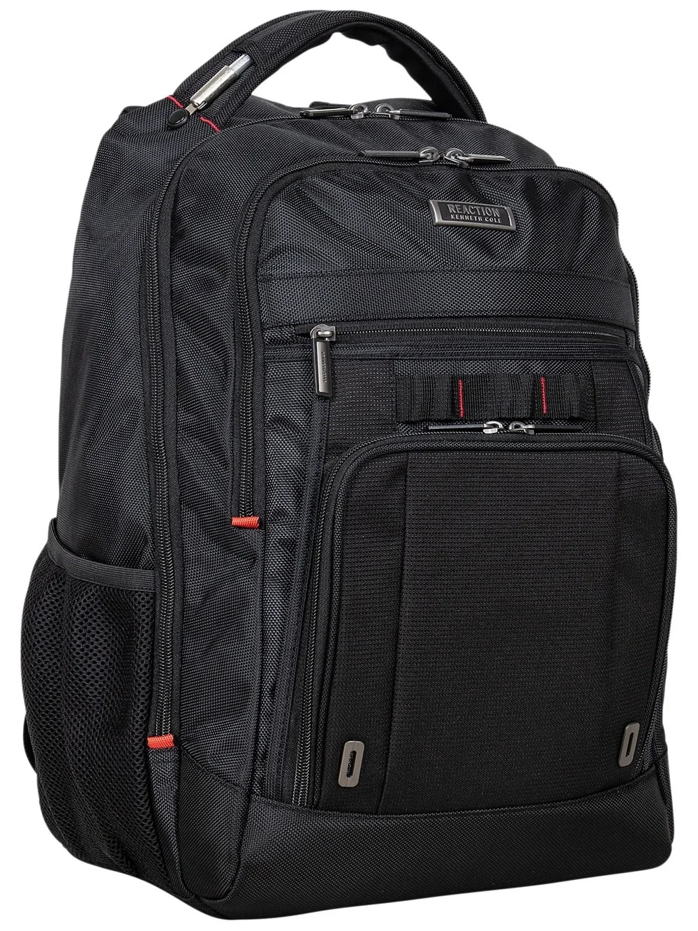 Kenneth Cole Reaction Black Backpack with Red Accents, travel bag